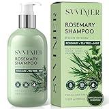 Svvimer Rosemary Hair Growth Shampoo - Thickening Shampoo with Biotin Tea Tree Oil for Hair Loss and Thinning Hair - Sulfate Free for Women and Men 11.8 Fl Oz (Pack of 1)