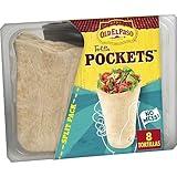 Old El Paso Flour Tortilla Pockets, Meal Prep, 8 Ct, 8.4 oz