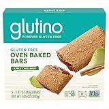 Glutino Gluten Free Oven Baked Bar, Apple Cinnamon, Naturally Flavored, 5 ct