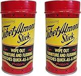 Tibet Almond Stick The Original Wood Surface Scratch and Stain Remover (Pack of 2) - Made in The USA