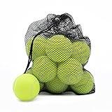 Magicorange Tennis Balls, 12 Pack Advanced Training Tennis Balls Practice Balls, Come with Mesh Bag for Easy Transport, Good for Beginner Training Ball