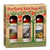 Portland Organic Ketchup Gift Box by Portlandia Foods (14 fl oz - pack of 3) Naturally Gluten-free, Vegan, non-GMO, USDA Organic Certified, Made in Oregon USA