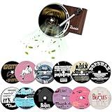 Maicican 12PCS Customizable Car Air Freshener Vent Clip, Pop Singer Album Cover Record Player Shape, Music Lover Gifts. (Fashion)