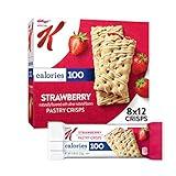 Special K Bar Pastry Crisps, Breakfast Bars, 100 Calorie Snacks, Strawberry (8 Boxes, 96 Crisps)