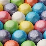 Gumballs for Gumball Machine - Shimmer Spring Mix 1 Inch Large Gumballs - Assorted Fruit Flavored Bubble Gum for Kids - Sweet Chewing Gum Balls in Bulk 1.7Lb