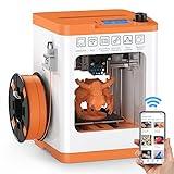 Upgraded Tina2S 3D Printer, HEPHI3D 3D Printers WiFi Cloud Printing Auto Bed Leveling, Fully Assembled Mini 3D Printers for Beginners, Silent Print, Fully Open Source DIY 3D Printers for Home, School