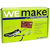 WEmake FM Radio DIY Soldering Kit with Tools | Soldering Iron | Side Cutters | Safety Glasses | Solder | Great Stem Project