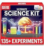 Doctor Jupiter Science Kit for Kids Ages 8-9-10-11-12-13-14| Christmas, Birthday Gift Ideas for Boys & Girls 8+ Years Old | STEM Toy with 135+ Experiments| Learning & Educational Kits