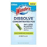Windex Dissolve Concentrated Pods, Multisurface Cleaner, 3 Concentrated Dissolvable Refill Pods