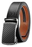 CHAOREN Mens Belt Leather Ratchet Belt - Customizable Fit, Effortless Style (35mm)