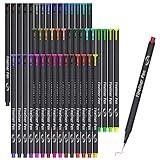 Vanstek 46 Pack Journal Planner Colored Pens, Fineliner Pens for Journaling, Writing Coloring Drawing, Note Taking, Calendar, Planner, Art Office School Gift Supplies