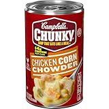 Campbell's Chunky Soup, Chicken Corn Chowder Soup, 18.8 Oz Can