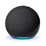 Amazon Echo Dot (newest model), With bigger vibrant sound, helpful routines and Alexa, Charcoal