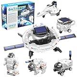 STEM Projects for Kids Ages 8-12, Science Kits for Boys 8-14, 6-in-1 Solar Robot Space Toys Building Science Kits Gifts for 7 8 9 10 11 12 13 Year Old Boys Girls Teen