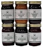 Low Sugar all Natural Jams Gift Box (6-4.5 oz jars in a gift box)