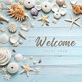 Welcome Guest Book: Guest Sign In Log Book for Airbnb, VRBO, Bed & Breakfast, Guest House, Condo Vacation Rental | Rustic Beach House Rental Guest ... Sea Cottage Guestbook (Premium Cream Paper)