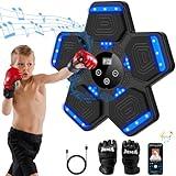 LOLBOX 2024 Music Boxing Machine for Kids, Smart Bluetooth Boxing Machine with Boxing Gloves Wall Mounted, Music Boxing Target Workout Punching Equipment for Home(Upgrade)