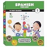 Spanish for Kids: First 10 Readers Book Pack with Online Audio (Beginner Learning Library for Ages 3-8) Set 1 by Language Together