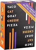 Taco Cat Goat Cheese Pizza – Halloween Edition – Halloween Party Games for Kids and Adults - Halloween Party Favors, Halloween School Party Prize, Trick or Treat Gift, Kids Ages 8+