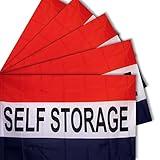 Self Storage 3' x 5' Polyester Flag 5 Pack