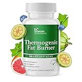 DR VITAMIN SOLUTIONS Thermogenic Fat Burner Brazilian Lean, Weight Loss Pills for Women, Waist Trimmer & Supplements for Bloating for Women & Men, 60 Capsules