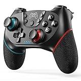 Diswoe Upgraded Wireless Controller for Switch/Lite/OLED Pro Controller for Switch Remote Joystick Gamepad Supports Wake up, Gyro Axis, Turbo, Dual Vibration and Screenshot Function