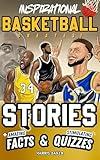 Inspirational Basketball GOATS Stories, Amazing Facts, and Trivia Games: The Ultimate Basketball book for children and teens! (Sports Books for Young Readers)