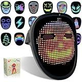 COOLGUARDER Kids LED Mask with Gesture Sensing, Light up Mask 70 Patterns for Halloween Costume and Xmas Cosplay, Perfect for Children Students Birthday Parties