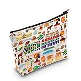 WZMPA South Africa Travel Bag - Multicolor Cosmetic Bag - Waterproof Canvas - Unisex Adult - Perfect for Travel