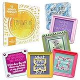 Sunny Present Empowering Questions Cards - 52 Self Care Cards for Mindfulness & Meditation, Writing, or Any Other Process You Choose - The Original Deck