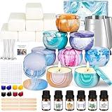 OFUN Candle Making Kit, Candle Making Kit for Adults, DIY Candle Making Supplies, Soy Candle Making Kit, DIY Kits for Adults, Geginners-Perfect Christmas Gifts Valentines Day Gift Mother's Day Gift