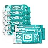 Nice 'N Clean Adult Flushable Wipes (8 x 42 Count) | Personal Cleansing Wipes Made from Plant-Based Fibers | Infused with Aloe & Vitamin E