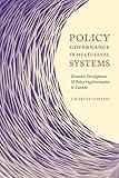 Policy Governance in Multi-level Systems: Economic Development and Policy Implementation in Canada