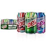 Mountain Dew 3 Flavor Core Variety Pack (Dew, Code Red, Voltage), 12 Fl Oz (Pack of 18)