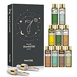 PHATOIL 9PCS Premium Essential Oil Set - 10ML/0.33FL.OZ Fragrance Oils for Diffusers DIY Candle Soap Making, Long Lasting Scents, Ideal Gift Set for Friends and Families