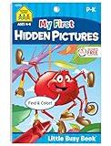 School Zone - My First Hidden Pictures Workbook - Ages 4 to 6, Preschool to Kindergarten, Activity Pad, Search & Find, Picture Puzzles, Coloring, and More (School Zone Little Busy Book™ Series)