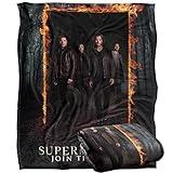 Supernatural Fire Frame Officially Licensed Silky Touch Super Soft Throw Blanket 50" x 60"