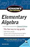 Schaum's Easy Outline of Elementary Algebra, Second Edition