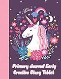 Primary Journal Early Creative Story Tablet - Composition School Exercise Book - Draw and Write, Dotted Midline Creative Picture Notebook: Primary Story Journal - Dotted Midline and Picture Space