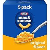 Kraft Original Mac & Cheese Macaroni and Cheese Dinner, 5 ct Pack, 7.25 oz Boxes