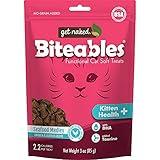 Get Naked Biteables Natural Soft Treats for Cats, Kitten Health Plus, Seafood Medley Recipe, 3 oz, 1 Pouch