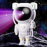 JUIARA Astronaut Star Galaxy Projector - Space Starry Night Light Nebula Ceiling Projection Lamp with Timer and Remote, for Kids Adults for Bedroom, Gaming Room, Room Decor