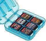 Amazon Basics Game Storage Case for 24 Nintendo Switch Games - 3.4 x 3.4 x 1 Inches, Blue