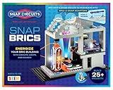 Snap Circuits BRIC: Structures | Brick & Electronics Exploration Kit | Over 20 Stem & Brick Projects | Full Color Project Manual | 20 Parts | 75 BRIC-2-Snap Adapters | 140+ BRICs
