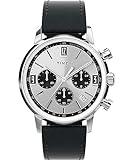 Timex Men's Marlin 40mm Watch - Black Strap Silver-Tone Dial Stainless Steel Case