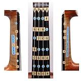 Fantastic Finger Guide for Violins Kids/Adult Beginner | Stringed Musical Instruments | Fingerboard and Fretboard Stickers for Learning All Notes | Play or Fiddle, 4/4-Size