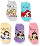 Disney Princess Girls 5 Pack Shorty Socks