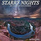 Starry Nights 2025 Astronomy Wall Calendar - featuring photography of the northern lights, Milky Way, outer space, stars, comets and more (12" x 12")