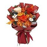 VTJMB Mothers Day Gifts, Flowers for Delivery, Preserved Flowers Bouquet with Vase, Birthday Gifts for Women Mom Grandma