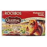 Celestial Seasonings Tea Red Rooibos Madagascar Vanilla (Pack of 3)